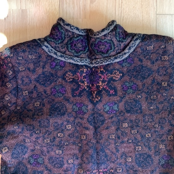 Invisible World 100% ALPACA CARDIGAN SWEATER size xs - Picture 12 of 14